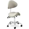 physa wellness & lifestyle Physa Physa Mannheim Gray - Sedia a sella, con schienale e seduta regolabile in altezza, con schienale e schienale