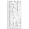 Generic Quadro Traforato per Arredamento Modello Bambu - Pannello Divisorio in PVC Traforato - Parasole Colore Bianco 47x94 cm