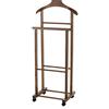 New Mottinox Doppio Indossatore Faggio da Camera Noce Miele in Legno 43x33x105h Cm