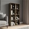 Vida Designs Mobiletto a 8 cubi, in legno scuro, con scaffalatura in legno, per ufficio, soggiorno