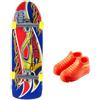 Hot Wheels Mattel - Mini skateboard Hot Wheels Include scarpe; modelli assortiti, multicolore (HNG20)