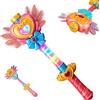 Generico Pistola Acqua Bambini, Spruzza Acqua Di Bacchetta Bambina Con Luce, Giochi D'acqua Bambini Per Giardino, Piscina, Spiaggia