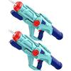 Ancesfun Fucili ad Acqua Grandi 22 per Bambini e Adulti - 2 PCS Water Soaker Guns con Serbatoio da 750ML - Portata Potente fino a 8-10M - Divertente Gioco Estivo per Esterno, Piscina e Mare