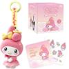 Comansi My Melody Angel Statuetta con portachiavi e accessori - Kuromi e My Melody Collezione Angel&Devil - per i fan di Hello Kitty and Friends Kawaii