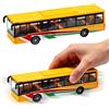 CDLIZW Bus Giocattolo,Macchinine bus Giocattolo,Autobus in lega Model,Modello di componenti,Funzione Pull-Back Veicoli Giocattolo,Regalo Per Feste Di Compl