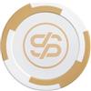 SLOWPLAY Godel Fiches da poker in Argilla | 50 Pezzi di Fiches da Poker Texas Holdem, 14g Fiches da poker [con valore] | Squisita fattura e design (Bianco)
