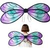 Generic da fata libellula, comode riutilizzabili, per cosplay, novità, carnevale, finta di giocare, adorabile e scintillante costume per giochi di ruolo, fotogenica ala di fata per fotografia di