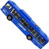 AMSLSIU Modello di Autobus Giocattolo Caratteristiche interattive e Dettagli realistici ABS Grande Autobus Giocattolo per Bambini audiovisivo simulato, Blu