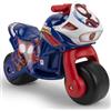 INJUSA - Moto Primi Passi Twin Dessert Spidey, per Bambini da 18-36 Mesi, con Decorazione Permanente, Ruote Larghe in Plastica e Maniglia per Il Trasporto, Colore Blu e Rosso
