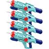 Ancesfun Fucili ad Acqua Grandi 22 per Bambini e Adulti - 4 PCS Water Soaker Guns con Serbatoio da 750ML - Portata Potente fino a 8-10M - Divertente Gioco Estivo per Esterno, Piscina e Mare