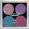 GLAM UP Glam'Up Paris - Ombretto glitterato - Palette di ombretti glitterati, 4 colori glitterati, ultra pigmentati, effetto metallizzato, lunga durata, texture gel, n. 9