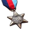 Trikoty La medaglia militare britannica più alta della seconda guerra mondiale 1939-1945 per | Esercito | Marina | RAF | Replica Giorgio VI