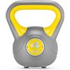 Gymtek Kettlebell per Allenamento Muscolare - 2 kg - Esercizi Casa - per Sport Fitness Palestra - Esercizio u Allenamento Forza - Kettlebell con Maniglia Ergonomica Antiscivolo