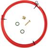 HKZRTUDS Compatibile con Shimano BH90 XTR XT SLX Tubo Freno Idraulico Adattatore Banjo Ago Olio Oliva,Componenti(Red)