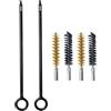 VicBre 2 Set spazzole per la Pulizia delle Armi per Pistola Calibro 9 mm Kit di Pulizia della Pistola Spazzola in Nylon Bronzo