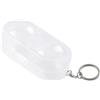 Xjdzineq Custodia rigida trasparente infrangibile per palline da ping pong da 40 mm/50 mm per il trasporto e portachiavi trasparente