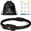 ProBody Pilates Magic Circle, Anello Magico per Pilates, 35,5 cm, per Allenamento Coscia, Yoga, tonificante per Coscia, Attrezzatura per Pilates da Donna, Attrezzatura per Il Fitness e Pilates (Nero)