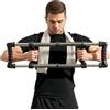 SPORTNOW Estensore per Pettorali a 4 Molle con Resistenza Regolabile 10-50 kg, Molla per Pettorali in Acciaio Inox per Schiena, Petto, Braccia, Spalle e Addominali, 80x22x5 cm Nero