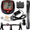 Generico Bike Generico Contachilometri E Tachimetro - Contachilometri Per Bici Da Visualizzazione LCD Cablata Impermeabile - Multifunzionale Portable Clear Bikes Milometraggio Per Biciclette, Scooter
