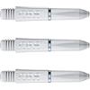 WINMAU PRO-Force White Extra Short Nylon Ring Grip Dart Stems - 1 Set per Pack (3 shafts in Total)