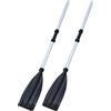 Generico Paggine in Lega di Alluminio - Remi di Barche | Bastoncini di Canottaggio in Kayak Regolabili | Blade in Canoa da 2 Pc Leggere | per Le Acque di Moto Anti Slip Grip per Adulti