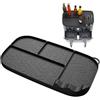 Cozary Silicone Accessori Friggitrice Ad Aria per Ninja AF400EU AF451EU AF500EU DZ401 Foodi Max Dual Zone 9,5-10,4L, Ripiano Portaoggetti Accessori, Antiscivolo Lavabile