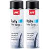 AUTO-PLAST PRODUKT APP Rally Color Spray - Bomboletta Spray Nero Opaco | Vernice Acrilica Nera ad Alta Copertura | Colore Nero per Tutte le Superfici | Nero Opaco | 500 ml (Confezione da 2)