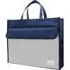 Generico Borsa Per Documenti - Bota Di Trasporto Del File A3 Nero/blu, Una Vasta Borsa Di Stoccaggio, Una Breve Organizzatore Portatile Leggero, Maniglia Durevole Per La Custodia Per Spalle | Travel Study Comp