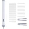Hztyyier Gomma elettrica Gomma per matita automatica a batteria Include 22 ricariche in gomma per studenti(bianca) Painting Tools