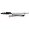 Generic Penna stilografica realizzazione in argento massiccio 925/1000 in elegante astuccio di lacca nera