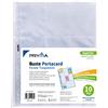 Pryma Busta Porta Card A4 | Set 10 Pezzi - Trasparente, Resistente e Universale per Raccoglitori ad Anelli