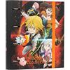 Grupo Erik Raccoglitore ad Anelli A4 Seven Deadly Sins - Raccoglitore a 4 Anelli con Elastico e Copertina Rigida in Cartone per la Scuola | Cancelleria Anime
