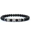 ZFHTJEKNCS Braccialetto vintage per uomini con perline Vichingo braclet