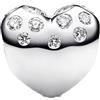 Amuefer Amore Splendente Charm Compatibili Bracciale Collana, Argento Sterling Ciondolo Compleanno Natale Gioielli Regali per le Donne Moglie Amici