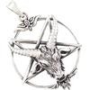 AFP Baphomet Pentagramma, Ciondolo in Argento 925