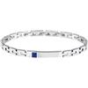 Morellato Bracciale Uomo in Acciaio, Zircone Blu, Collezione Urban - SABH42