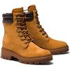 Timberland Donna Cortina Valley 6 Inch Waterproof Nubuck Wheat Stivali 37.5 EU