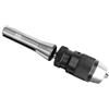 Upluxmira Mandrino autoserrante MT2 R8 gambo B10-B22 Tornio conico CNC Mill Machine, strumento di foratura in acciaio a 3 ganasce senza chiave, nero (1-13 mm B16 R8)