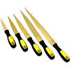 Baluue 5pezzi Legno Raspa in Acciaio Per Intaglio Del Legno Utensili Per Lavorazione Del Set Per Falegnameria Strumenti Per Duro