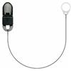 SmartEar Clip di sicurezza per apparecchio acustico singolo Invisible e processore del suono - Utilizzo versatile - Design confortevole - per Bambini, Anziani - LUNGO 25 cm - nero (11 mm)