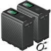 Palogreen NP-F750 6000mAh USB-C batteria ricaricabile diretta per Sony NPF F980 F970 F960 F930 F770 F750 F550, CCD-TRV815,DCR-TRV9,CCD-TR3,CCD-TRV82,DCR-TRV900,CCD-TR3000,CCD-TRV85,DCR-VX200,CCD-TR3300 (2Pcs)