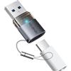 mcdodo Adattatore USB-C a USB-A con cordino, convertitore OTG, compatibile con iPhone 16/15/14/13/12 Plus, Apple Watch, AirPods, Switch, Galaxy S25