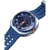 Samsung Galaxy Watch Ultra (2025) Titanium Blue, LTE, smartwatch da 47 mm, involucro in titanio resistente, design a cuscino, pulsante rapido, monitoraggio della salute alimentato ad Al-(versione