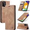 Ottcooed Cover per Samsung Galaxy A53 5G Custodia, Cover Pellicola a Libro Portafoglio in Pelle Porta Carte Protettiva Slot per Scheda Flip Case Wallet Case con Samsung Galaxy A53 5G, Marrone