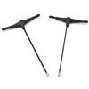 SPARKHOBBY Elrs, mini antenna a T UFL da 2,4 GHz, 78 mm, 120 mm, 220 mm, adatta per TBS FPV Nano RX 2.4G ELRS Receiver Tracer Drone (2 pezzi, 2,4 G, 78 mm)