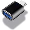 ISMMIK Adattatore da USB C a USB (confezione da 2), adattatore da USB-C a USB 3.0, da USB di tipo C a USB, Thunderbolt 3 a USB femmina, adattatore OTG per MacBook Pro 2019/2018/2017, MacBook Air 2018