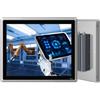 SunKol 15 Panel PC Industriale Embedded,Computer All in One IP65 Senza Ventola,Tattile Capacitivo,Windows 11,Accensione Automatica,2xLAN,HDMI,6xUSB,2xRS485,4xRS232 (I3-1215U,8GB RAM,128GB SSD)
