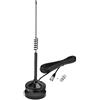 Bingfu Bingfu Antenna Radio CB Veicolo Auto Camion 26-28 MHz, Antenna 27 MHz 2.5 dBi con Base Magnetica, Connettori PL259 & BNC, Cavo Coassiale RG58 3 m per Radio CB Mobili
