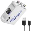 WNNZVCC Convertitore video da S a HDMI, adattatore AV/composito a HDMI, CVBS video audio compatibile per PAL/NTSC TV/PC/PS1/PS2/STB/Xbox/VHS/VCR/DVD (bianco)
