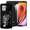 ESACMOT Custodia TPU Stampata + 2 Pellicole in Vetro Temperato Compatibili con Ulefone Power Armor 13, Cover Artistica Slim Antigraffio Antishock, Protezione Totale
